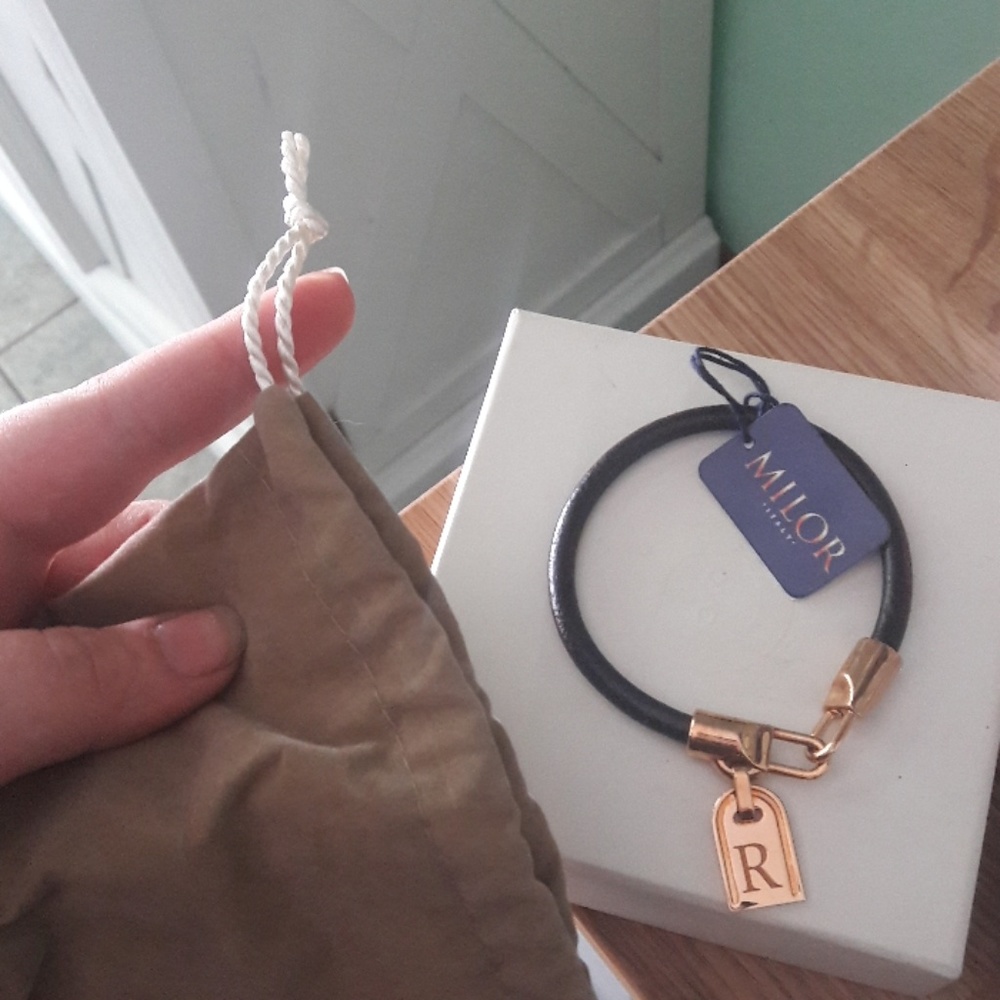 Milor Bronze Bracelet Initial R - Picture 2 of 2